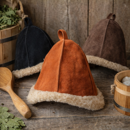 WOOLX — шапки для бани и сауны из натуральной овчины