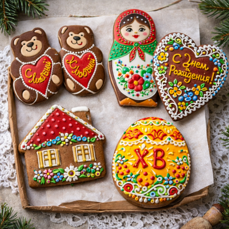 Царский пряник — расписные имбирные пряники ручной работы