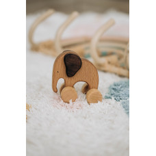 Деревянная игрушка каталка 