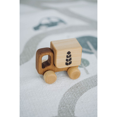 Деревянная машинка "Хлебовоз", 8,5*7*5 см