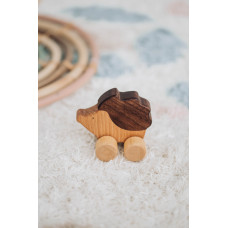 Деревянная игрушка каталка 