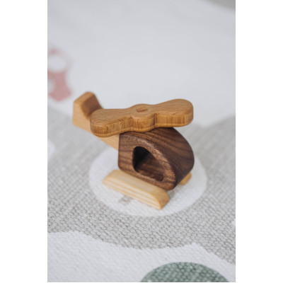 Деревянная игрушка "Вертолет", 8,5*6*4 см