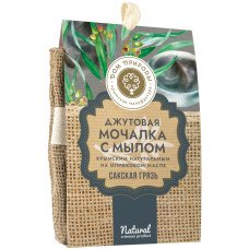 Мануфактура Дом Природы Джутовая мочалка + мыло Грязь