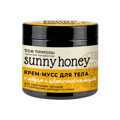 Sunny Honey Крем-мусс для тела Смягчение (Мёд и цветочная пыльца)
