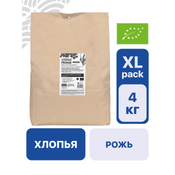 Хлопья ржаные цельнозерновые 4 кг