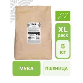 Мука пшеничная хлебопекарная высшего сорта 5 кг