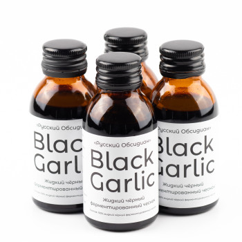 Жидкий чёрный ферментированный чеснок Black Garlic