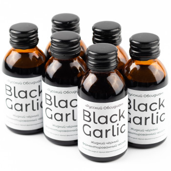 Жидкий чёрный ферментированный чеснок Black Garlic