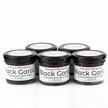 Паста Black Garlic специально для КОФЕ из чёрного ферментированного чеснока 