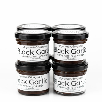 Паста Black Garlic специально для КОФЕ из чёрного ферментированного чеснока 