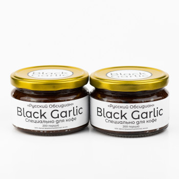 Паста Black Garlic специально для КОФЕ из чёрного ферментированного чеснока 