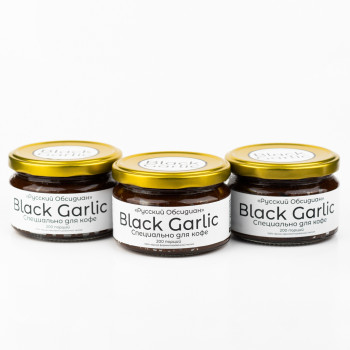 Паста Black Garlic специально для КОФЕ из чёрного ферментированного чеснока
