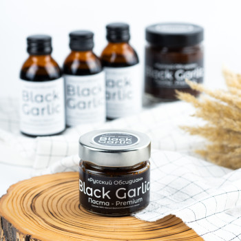 Паста Black Garlic Premium из чёрного ферментированного чеснока 