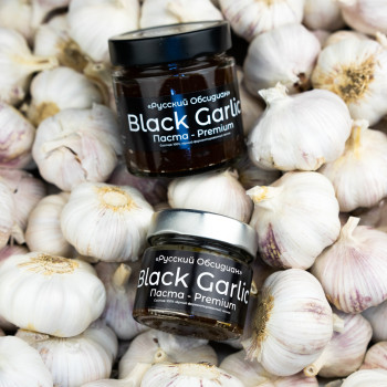Паста Black Garlic Premium из чёрного ферментированного чеснока 