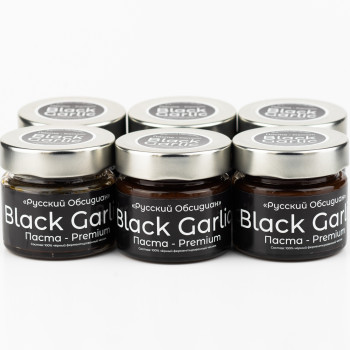 Паста Black Garlic Premium из чёрного ферментированного чеснока 
