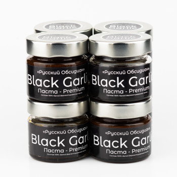 Паста Black Garlic Premium из чёрного ферментированного чеснока 