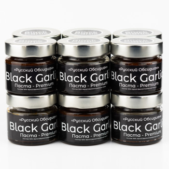 Паста Black Garlic Premium из чёрного ферментированного чеснока 