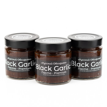 Паста Black Garlic Premium из чёрного ферментированного чеснока 