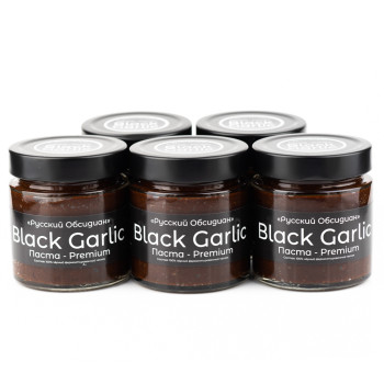 Паста Black Garlic Premium из чёрного ферментированного чеснока 