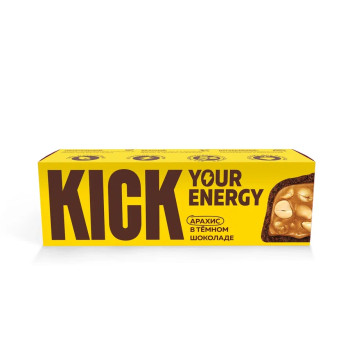 Арахисовый батончик в темном шоколаде