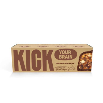 Батончик финиковый с фундуком в шоколаде 