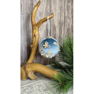 Ёлочный шар ручной работы