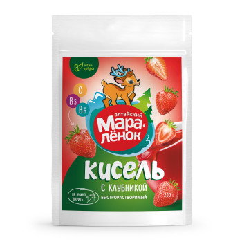 Кисель Алтайский маралёнок "Клубника"