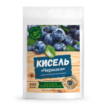 Кисель "Черника" 200 гр