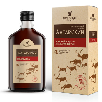 Бальзам «Алтайский с красным корнем и пантогематогеном» 250мл