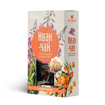 Иван-чай листовой с ягодами облепихи