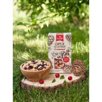 Ядро кедрового ореха с клюквой 100гр