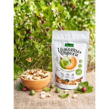 Цукаты Кешью+Крыжовник 150гр