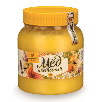 Мед натуральный цветочный 1кг