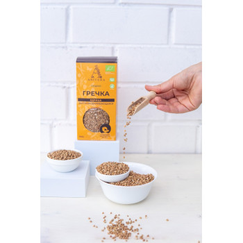 Крупа гречневая  ядрица органическая быстроразваривающаяся (пропаренная)