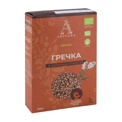 Крупа Гречневая ядрица  органическая быстроразваривающаяся в варочных пакетах