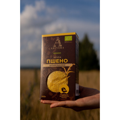 Крупа пшено шлифованное органическая