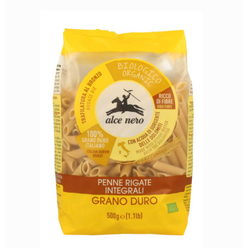 Макаронные изделия ПЕННЕ РИГАТЕ органические из цельнозерновой пшеницы твердых сортов