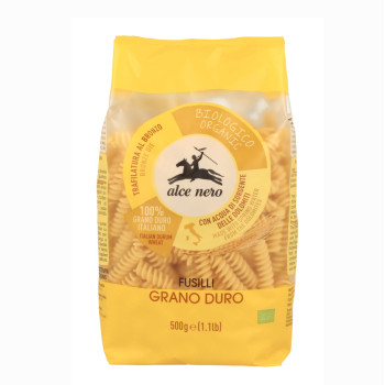 Макаронные изделия ФУЗИЛЛИ органические из твердых сортов пшеницы