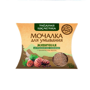 Мочалка для умывания, "Живичная"