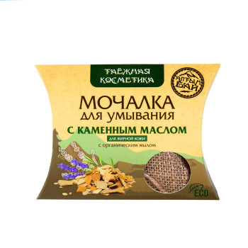 Мочалка для умывания, "С каменным маслом"