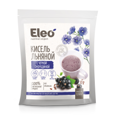 Eleo Кисель льняной с чёрной смородиной