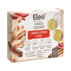 Eleo Карамель леденцовая с имбирём, корицей и чили