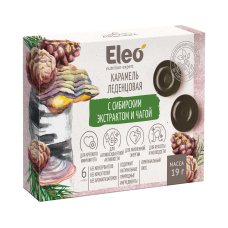 Eleo Карамель леденцовая с сибирским экстрактом и чагой