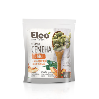 Eleo Семена тыквенные, 100 г.