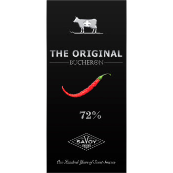 BUCHERON THE ORIGINAL горький шоколад с кайенским перцем 90г/60шт