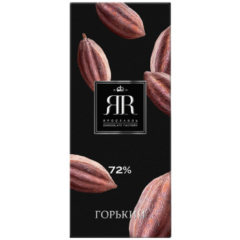 ЯR Горький шоколад в картоне 90г/60шт