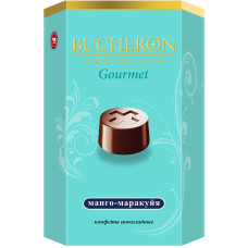 Шоколадные конфеты BUCHERÖN GOURMET со вкусом манго-маракуйя 130 г/10 шт