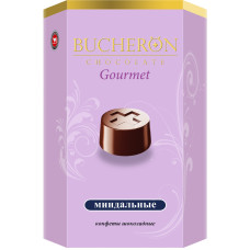 Шоколадные конфеты BUCHERÖN GOURMET со вкусом миндаля 130 г/10 шт