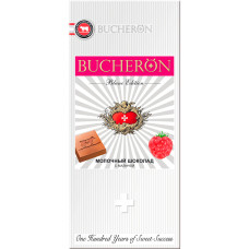 BUCHERON BLANC EDITION молочный шоколад с малиной 85г/60шт
