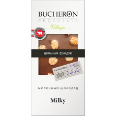 BUCHERON VILLAGE молочный шоколад с цельным фундуком 85г/60шт